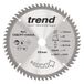 Trend Laminaat- en HPL-cirkelzaagblad, diameter 190 mm, 20 mm boring, 60 tanden, 2,6 mm snijvoeg, +4° haak, TCT, superfijn oppervlak, CSB/PT19060A