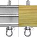 OEM Shenzhen Haorui Industrial Technology Co., Ltd. Heavy-Duty Plafond Bevestigingshaak voor Binnen- en Buitengebruik - RVS, Zilver