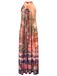 Ana Alcazar Robe d'été 'Zilana' bleu / vert / orange / rouge clair