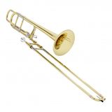 Gear4music Trombone ténor BB/F Or
