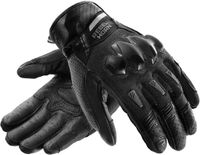 Rebelhorn Defender Motorhandschoenen - Zwart, Leer, Maat XS