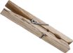 5five Wasknijpers - 24x stuks - Hout - Naturel - 9 cm