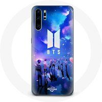 Maniacase Etui voor Huawei P30 Pro Bangtan Sonyeondan BTS Fanart Logo