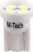 M-Tech LED W5W 24V - Heavy Duty - 4x Led diode - Wit - Set