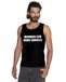 Bellatio Decorations Mouwen zijn voor sukkels singlet shirt/tanktop zwart heren XL