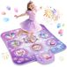 Tapis de danse jouet princesses tapis de danse - Violet - 85 x 103 cm - Effets sonores et lumineux - 4 modes de jeu