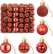 vidaXL Kerstballenset - 150 stuks - Rood - 3 cm - Polystyreen