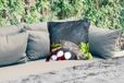 PillowMonkey Buitenkussen Weerbestendig - Groente - Kruiden - 50x50 cm - PillowMonkey