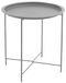 FORNOR 10283 Antracietgrijze metalen tafel Ø 47 x 51 cm