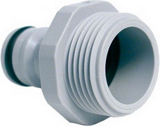 Talen Tools Kraannippel 3/4 inch Uitwendig Draad PVC