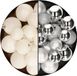 Decoris Kaemingk B.V. Kerstballen 60x stuks - mix wol wit/zilver - 4-5-6 cm - kunststof - kerstversiering
