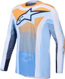 Alpinestars Techstar Maven Motocross-trui Blauw/oranje/zwart XL