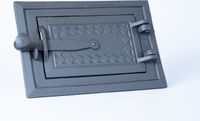 SEZAM - 25 x 17 cm - Porte en fonte en fer pour four à pain, four à pizza, fumoir