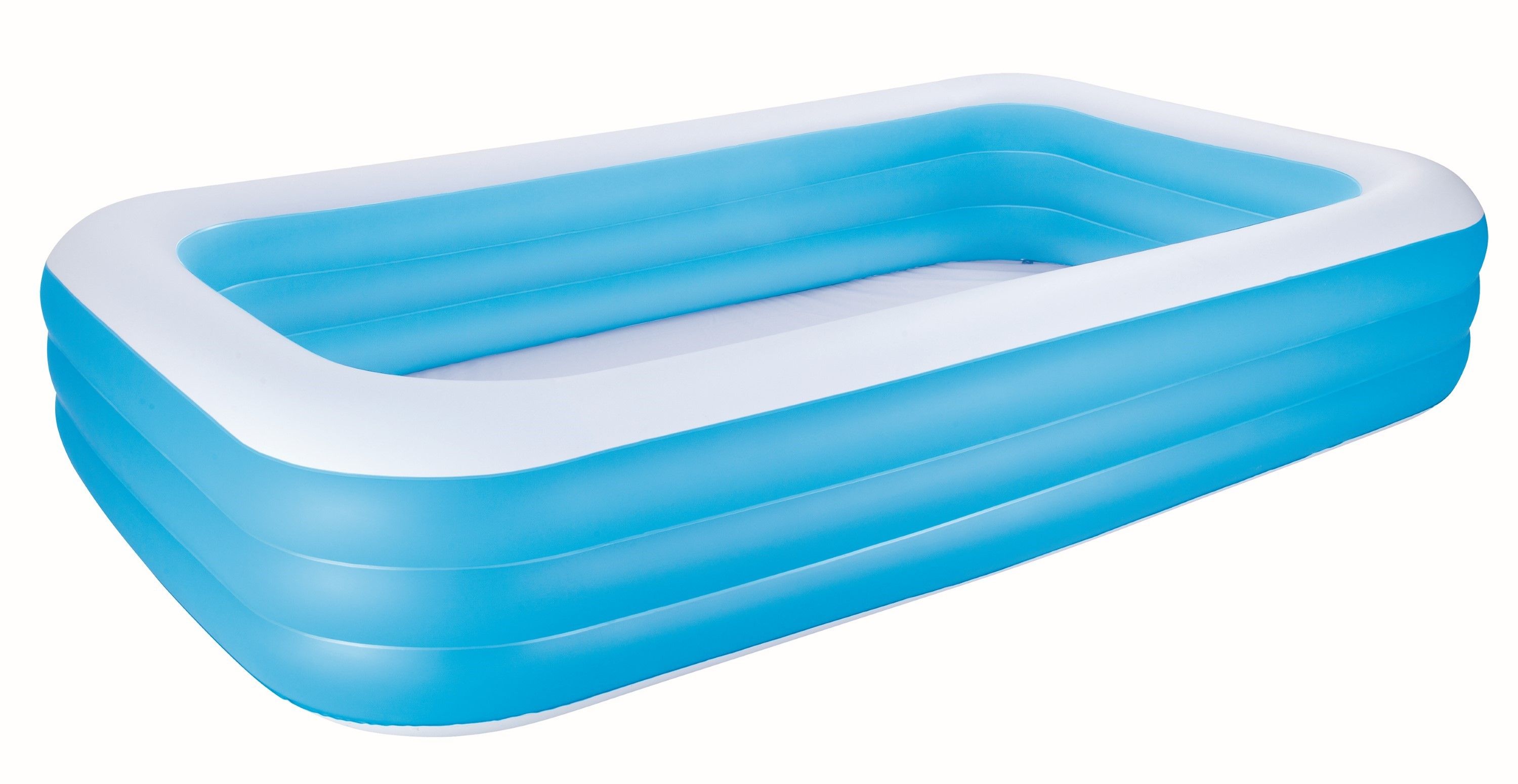 Bestway Familiebad rechthoek deluxe 305 - Blauw/Wit - 305x183x56cm