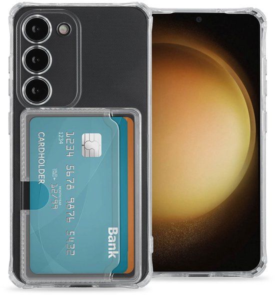 imoshion Hoesje met Pasjeshouder - Geschikt voor Samsung Galaxy S23 - Transparant