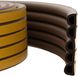 vidaXL Zelfklevende raamdichting Bruin 14 x 12 mm 50 m EPDM-schuin