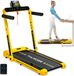 THUNDER tapis de course - RACE-GOLD - Marcheur pliable - 14 km/h - 130 kg - 2 CV