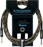 Ibanez SI10-CGR 10ft 2 Rechte Plugs Standaard Geweven Instrument Kabel - Camouflage Groen