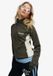 Superdry - Veste d'entraînement à col haut et contraste - Femme - Noir olive/ Clair de lune - XS