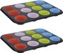HI Muffin bakvorm - 2 stuks - Zwart - Siliconen