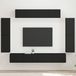 Maison Exclusive - Meuble TV, 8 pièces, 98 x 31 x 29,5 cm, noir