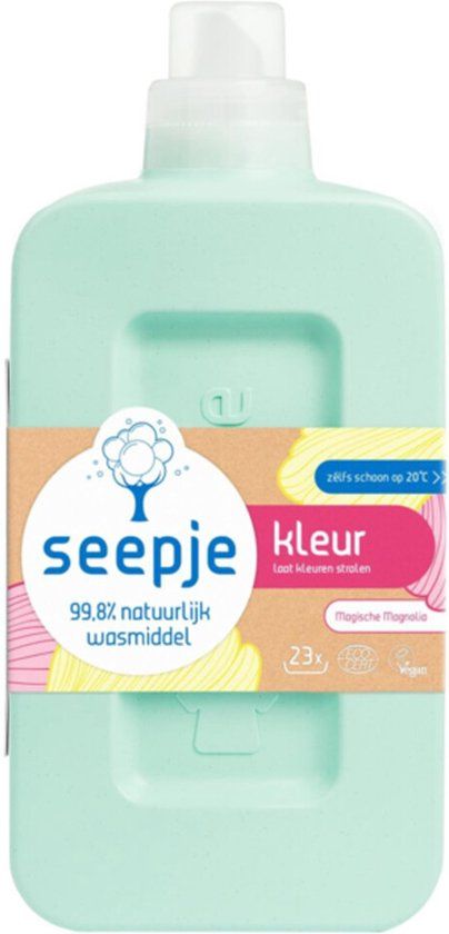 Seepje Wasmiddel Kleur Magische Magnolia - 23 wasbeurten - 1L