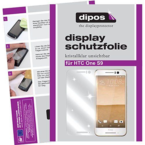 dipos I 2X beschermfolie helder compatibel met HTC One S9 folie displaybeschermfolie