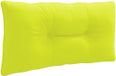 vidaXL Coussin de dossier PUTTEN 100% Polyester Vert vif 80 x 40 x 10 cm