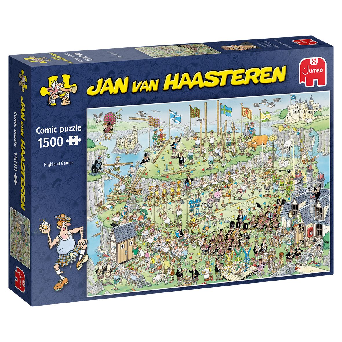 Jan van Haasteren Highland Games 1500 Piece Jigsaw Puzzle