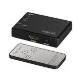 LogiLink HD0042 HDMI Switch 3x1 1080p/60 Hz Zwart