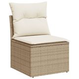 VidaXL 3227059 Loungeset Crème, Wit