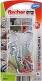 Fischer DUOPOWER 5 x 25 RH | 535012 | Lamellendeuvels | Metaal, Kunststof