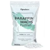 Oputec 900g paraffinewas pastilles | kaarsenwas wit | gietwas | zelf kaarsen maken | smeltpunt 55–59°C | made in Germany