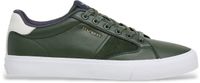 Hackett London Blake Venture Green Leather Sneakers