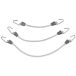 Euromarine Mini Crochets Élastiques De Corde Sandow Ocean Acier Inoxydable 25 cm 5 unités