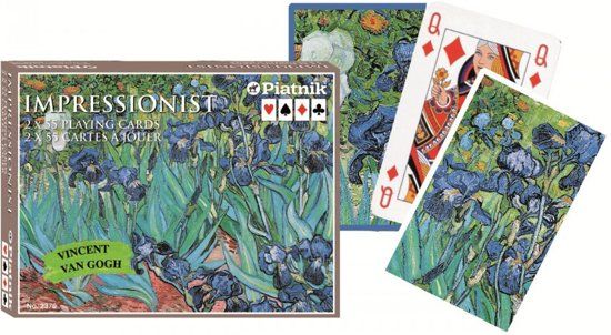 Piatnik Vincent van Gogh - Iris Impressionist Speelkaarten - Double Deck
