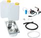 12V Ensemble évier pour camping-cars, lavabo, évier, dimensions 265x160x100mm, capacité 19 litres, adapté pour Volkswagen Bus T5