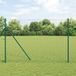 vidaXL Euro-hek met grondbevestiging 10 x 1,5 m pvc-coated staal groen