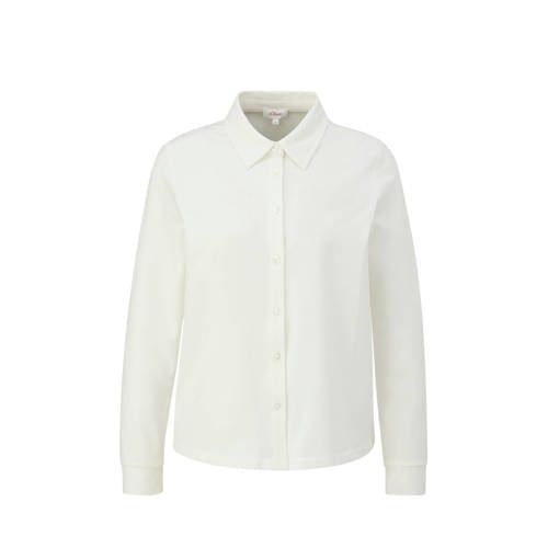 s.Oliver blouse with all over print white