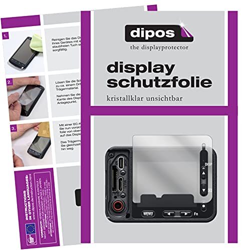 dipos I Beschermfolie compatibel met Sony Cyber-Shot DSC-RX 0 schermfolie, helder