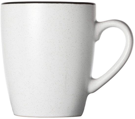 Cosy&Trendy Speckle White Beker - Set van 6