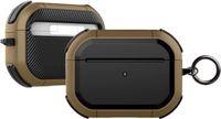 DrPhone PL5 - Case / Hoes - Bescherming tegen Val & Stootschade - Geschikt voor Airpods 3 – Bruin