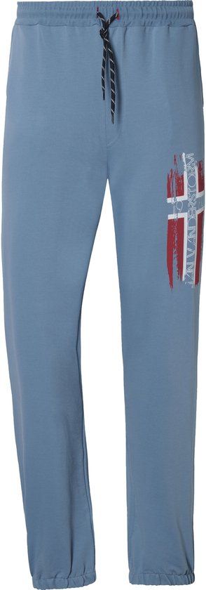 Jan Vanderstorm Heren Joggingbroek Blauw Plus Size