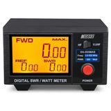 Nissei DG-503 MAX Digitale SWR- en Wattmeter HF VHF UHF DMR 2001MAX | 1,6-60 MHz en 125-525 MHz tot 200W, meet DMR (TDMA), SSB PEP, AM, CW, FM. 3,5" LCD
