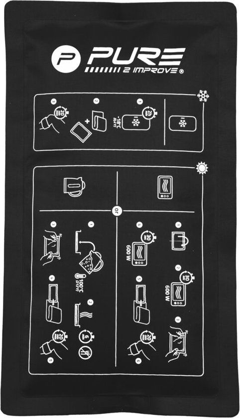 Pure 2 Improve Hot/Cold Compres - Zwart - 1 stuk(s)