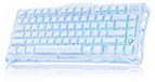 GravaStar Mercury K1 Clavier mécanique sans fil, Gaming ANSI US, 2,4 GHz et Bluetooth, Bleu glacier