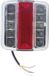 Berger & Schröter Feu de remorque Clignotant, Feu stop, Feu arrière, Éclairage de plaque d'immatriculation Droit 12 V Rouge, Argent