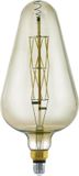 EGLO LED E27 lichtbron - 8 Watt - Ø 16,5 cm - Zwart-transparant