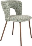 Housecraft Living Chelsea Eetkamerstoelen Groen - Set van 2