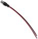 Mueller Electric BU-5200-A-4-0 Cordon d'alimentation BNC femelle 0,1 m Noir, Rouge 1 pièce(s)